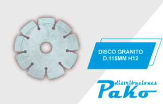 DISCO GRANITO D.115MM H12