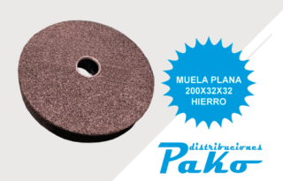MUELA PLANA 200X32X32 HIERRO