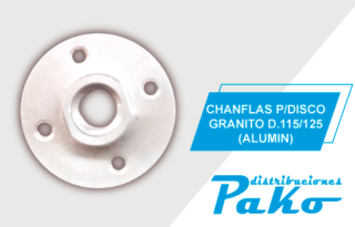 CHANFLAS P/DISCO GRANITO D.115/125 (ALUMIN)