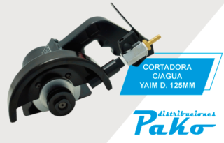 CORTADORA C/AGUA YAIM D. 125MM